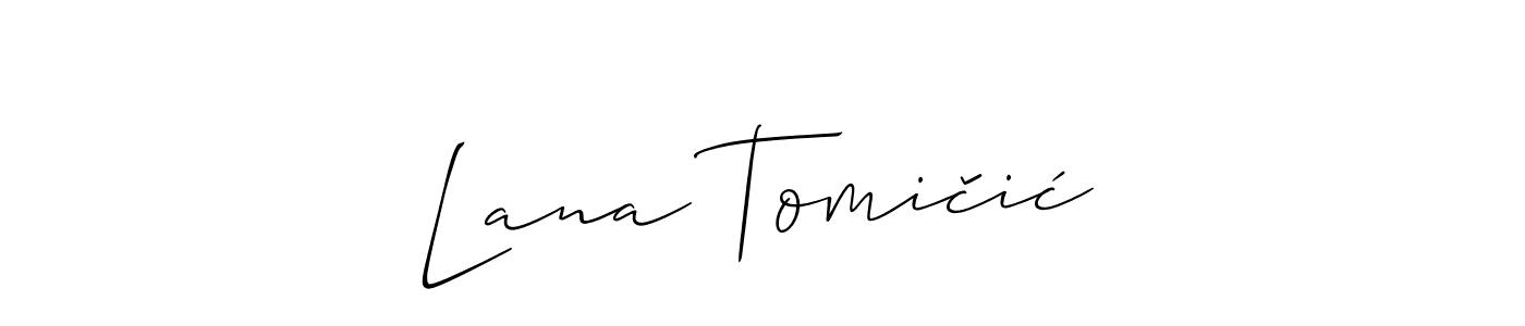 Check out images of Autograph of Lana Tomičić name. Actor Lana Tomičić Signature Style. Allison_Script is a professional sign style online. Lana Tomičić signature style 2 images and pictures png