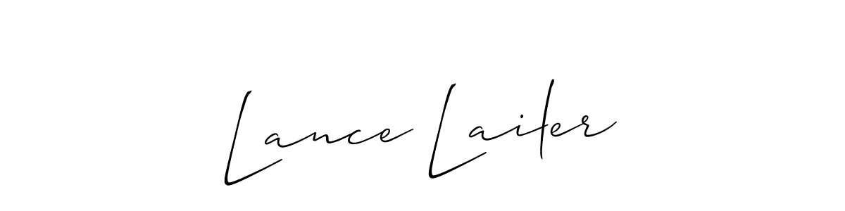 Once you've used our free online signature maker to create your best signature Allison_Script style, it's time to enjoy all of the benefits that Lance Lailer name signing documents. Lance Lailer signature style 2 images and pictures png