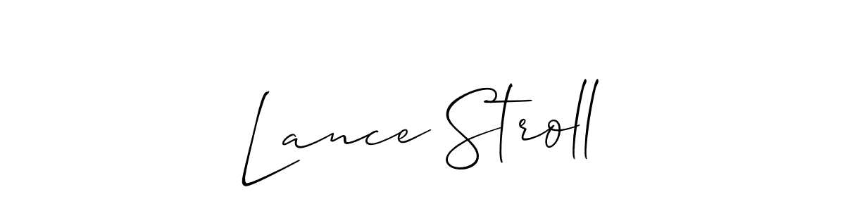 Best and Professional Signature Style for Lance Stroll. Allison_Script Best Signature Style Collection. Lance Stroll signature style 2 images and pictures png