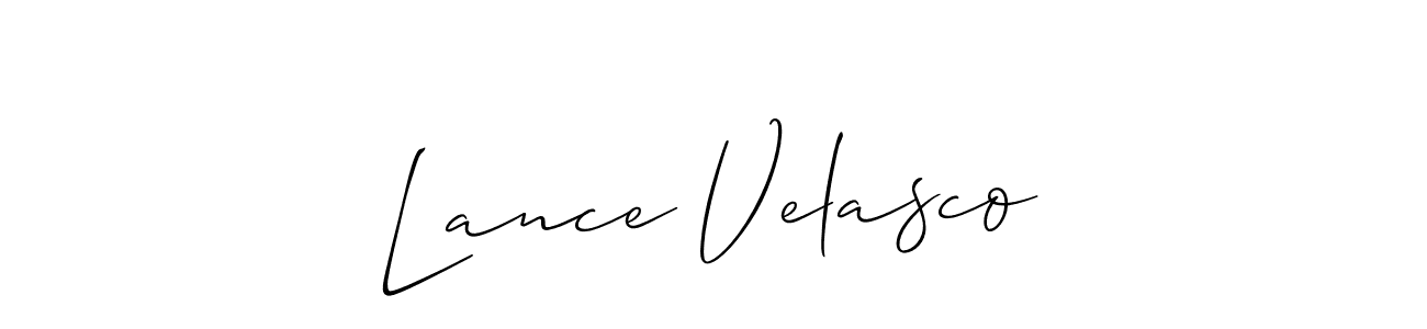 This is the best signature style for the Lance Velasco name. Also you like these signature font (Allison_Script). Mix name signature. Lance Velasco signature style 2 images and pictures png