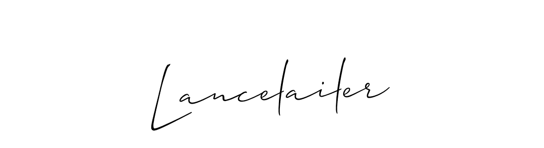 Also You can easily find your signature by using the search form. We will create Lancelailer name handwritten signature images for you free of cost using Allison_Script sign style. Lancelailer signature style 2 images and pictures png