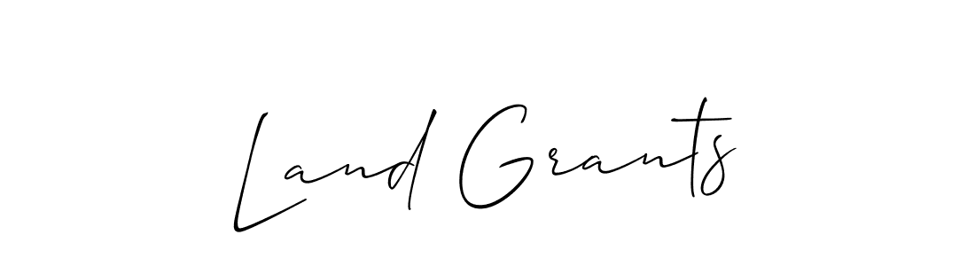 Make a short Land Grants signature style. Manage your documents anywhere anytime using Allison_Script. Create and add eSignatures, submit forms, share and send files easily. Land Grants signature style 2 images and pictures png