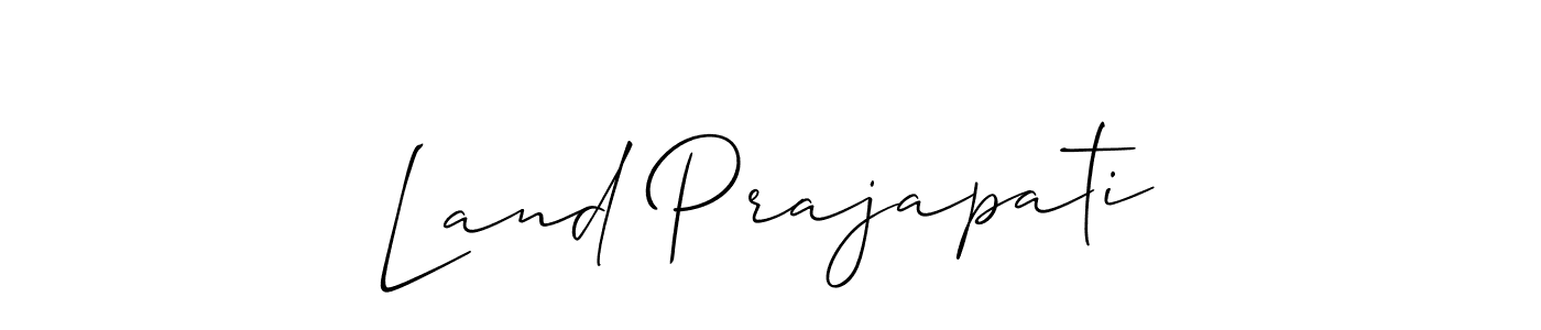 Once you've used our free online signature maker to create your best signature Allison_Script style, it's time to enjoy all of the benefits that Land Prajapati name signing documents. Land Prajapati signature style 2 images and pictures png