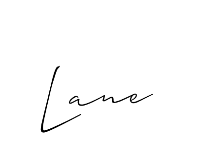 You should practise on your own different ways (Allison_Script) to write your name (Lane) in signature. don't let someone else do it for you. Lane signature style 2 images and pictures png