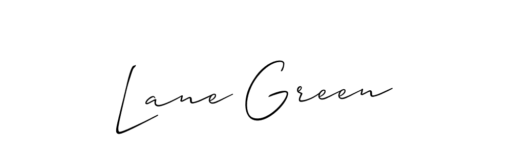 Best and Professional Signature Style for Lane Green. Allison_Script Best Signature Style Collection. Lane Green signature style 2 images and pictures png