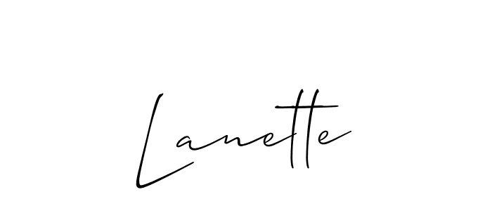 Once you've used our free online signature maker to create your best signature Allison_Script style, it's time to enjoy all of the benefits that Lanette name signing documents. Lanette signature style 2 images and pictures png