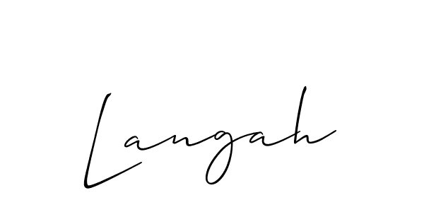 This is the best signature style for the Langah name. Also you like these signature font (Allison_Script). Mix name signature. Langah signature style 2 images and pictures png