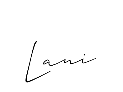 Once you've used our free online signature maker to create your best signature Allison_Script style, it's time to enjoy all of the benefits that Lani name signing documents. Lani signature style 2 images and pictures png