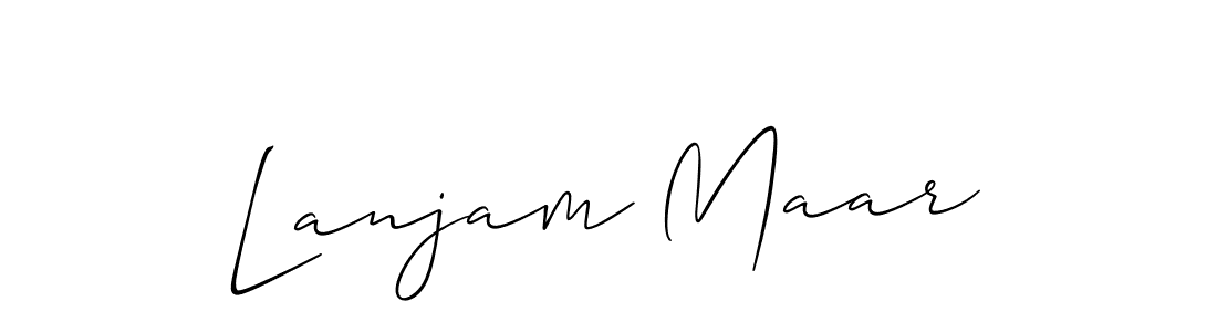 Make a beautiful signature design for name Lanjam Maar. Use this online signature maker to create a handwritten signature for free. Lanjam Maar signature style 2 images and pictures png