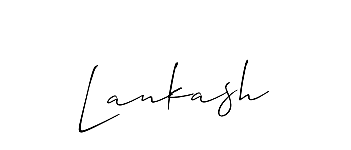 Check out images of Autograph of Lankash name. Actor Lankash Signature Style. Allison_Script is a professional sign style online. Lankash signature style 2 images and pictures png