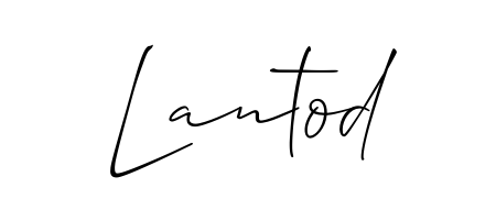 Generate high-definition signature styles for Lantod. The Allison_Script typeface ensures crisp legibility and sophisticated design. Lantod signature style 2 images and pictures png