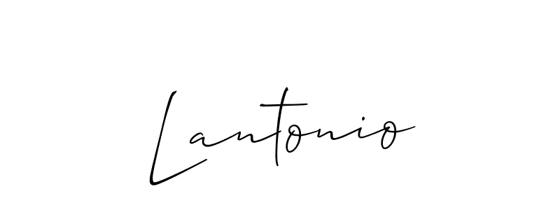 Once you've used our free online signature maker to create your best signature Allison_Script style, it's time to enjoy all of the benefits that Lantonio name signing documents. Lantonio signature style 2 images and pictures png