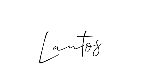 Similarly Allison_Script is the best handwritten signature design. Signature creator online .You can use it as an online autograph creator for name Lantos. Lantos signature style 2 images and pictures png