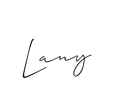 Similarly Allison_Script is the best handwritten signature design. Signature creator online .You can use it as an online autograph creator for name Lany. Lany signature style 2 images and pictures png