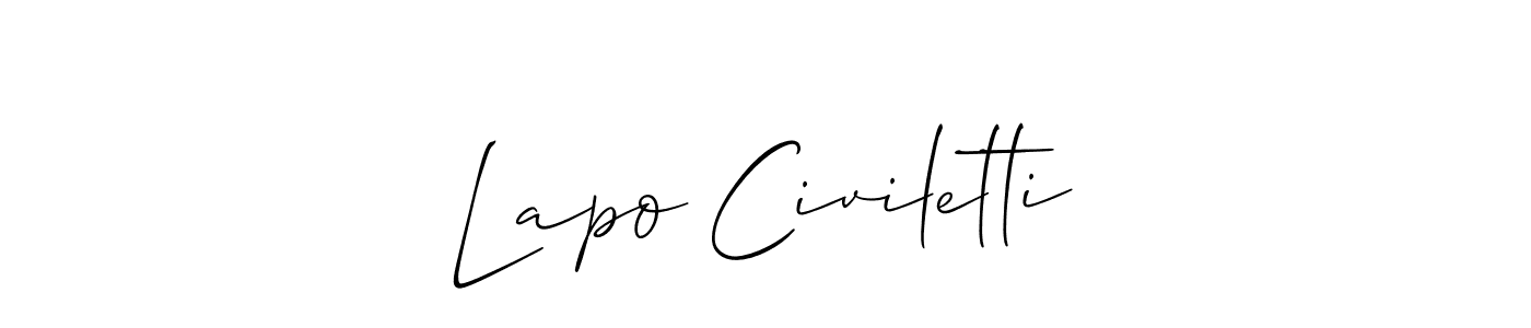 Here are the top 10 professional signature styles for the name Lapo Civiletti. These are the best autograph styles you can use for your name. Lapo Civiletti signature style 2 images and pictures png