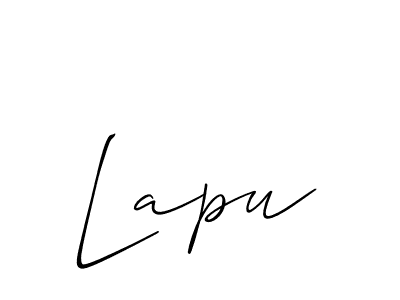 Make a beautiful signature design for name Lapu. Use this online signature maker to create a handwritten signature for free. Lapu signature style 2 images and pictures png