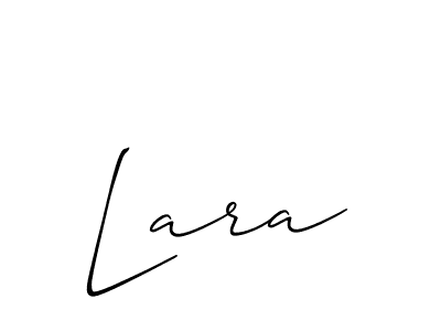 It looks lik you need a new signature style for name Lara. Design unique handwritten (Allison_Script) signature with our free signature maker in just a few clicks. Lara signature style 2 images and pictures png