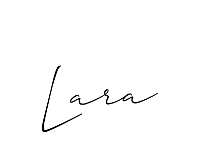 It looks lik you need a new signature style for name Lara. Design unique handwritten (Allison_Script) signature with our free signature maker in just a few clicks. Lara signature style 2 images and pictures png