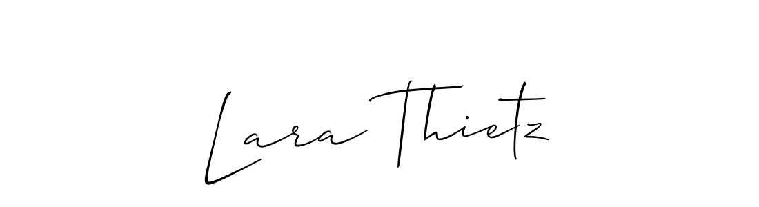 Make a beautiful signature design for name Lara Thietz. Use this online signature maker to create a handwritten signature for free. Lara Thietz signature style 2 images and pictures png