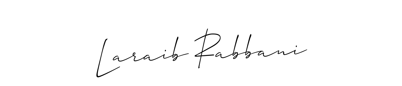 if you are searching for the best signature style for your name Laraib Rabbani. so please give up your signature search. here we have designed multiple signature styles  using Allison_Script. Laraib Rabbani signature style 2 images and pictures png