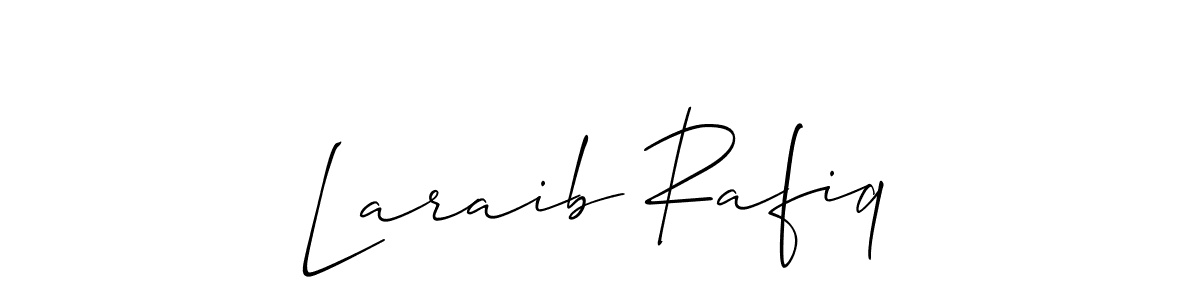 Make a beautiful signature design for name Laraib Rafiq. Use this online signature maker to create a handwritten signature for free. Laraib Rafiq signature style 2 images and pictures png