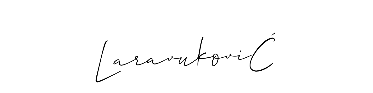 Here are the top 10 professional signature styles for the name LaravukoviĆ. These are the best autograph styles you can use for your name. LaravukoviĆ signature style 2 images and pictures png