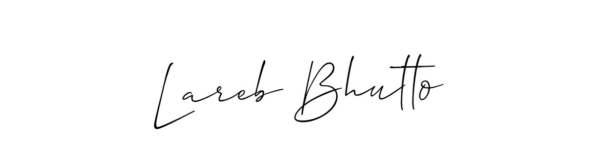 Once you've used our free online signature maker to create your best signature Allison_Script style, it's time to enjoy all of the benefits that Lareb Bhutto name signing documents. Lareb Bhutto signature style 2 images and pictures png