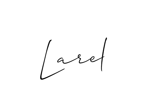 Make a beautiful signature design for name Larel. Use this online signature maker to create a handwritten signature for free. Larel signature style 2 images and pictures png