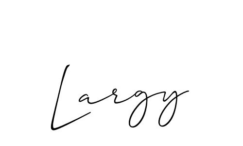 How to make Largy name signature. Use Allison_Script style for creating short signs online. This is the latest handwritten sign. Largy signature style 2 images and pictures png