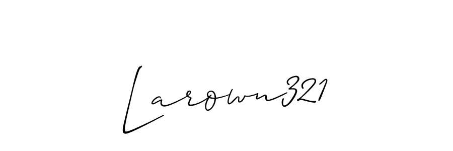 Best and Professional Signature Style for Larown321. Allison_Script Best Signature Style Collection. Larown321 signature style 2 images and pictures png