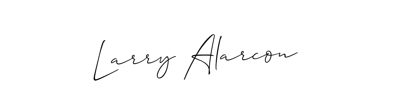 Make a beautiful signature design for name Larry Alarcon. Use this online signature maker to create a handwritten signature for free. Larry Alarcon signature style 2 images and pictures png