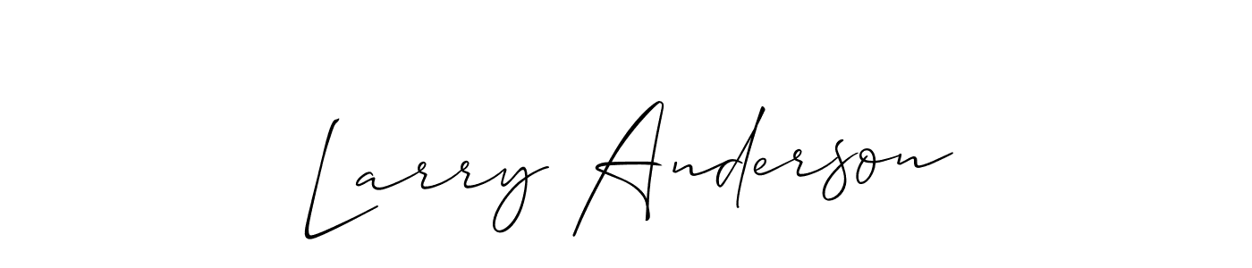 Make a beautiful signature design for name Larry Anderson. Use this online signature maker to create a handwritten signature for free. Larry Anderson signature style 2 images and pictures png