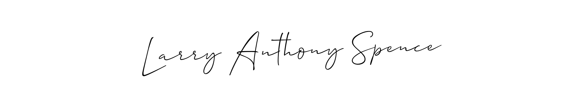 Similarly Allison_Script is the best handwritten signature design. Signature creator online .You can use it as an online autograph creator for name Larry Anthony Spence. Larry Anthony Spence signature style 2 images and pictures png
