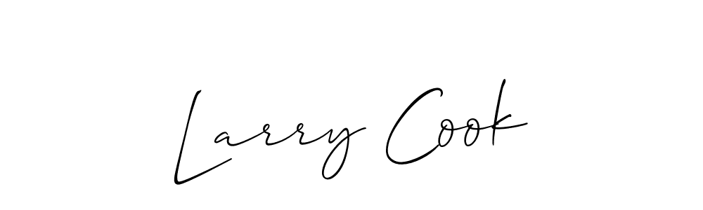 The best way (Allison_Script) to make a short signature is to pick only two or three words in your name. The name Larry Cook include a total of six letters. For converting this name. Larry Cook signature style 2 images and pictures png