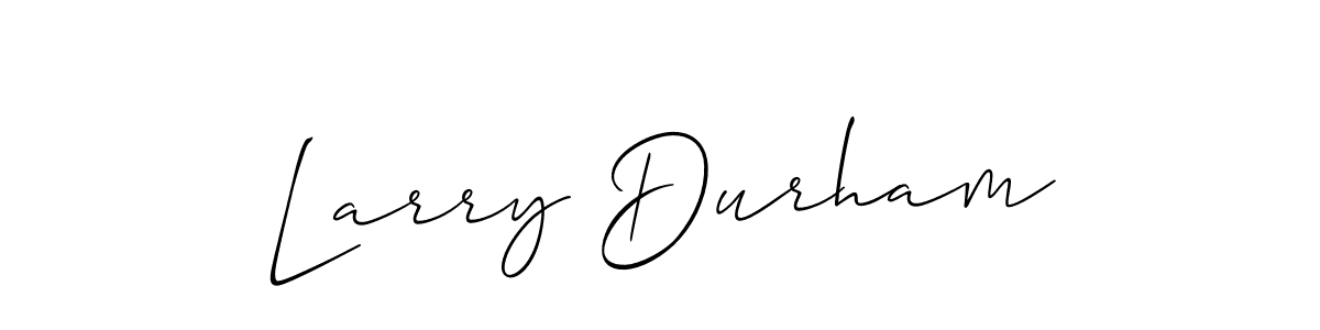 Best and Professional Signature Style for Larry Durham. Allison_Script Best Signature Style Collection. Larry Durham signature style 2 images and pictures png
