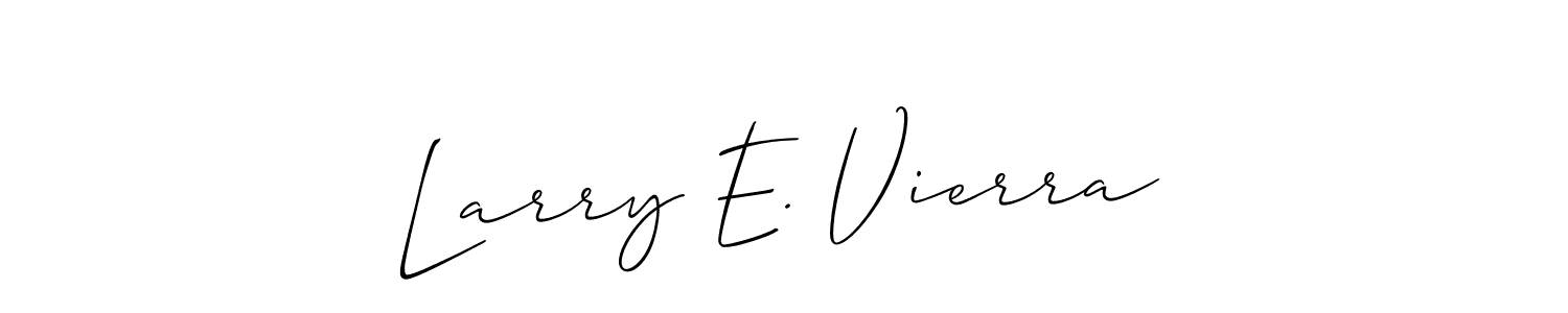 Once you've used our free online signature maker to create your best signature Allison_Script style, it's time to enjoy all of the benefits that Larry E. Vierra name signing documents. Larry E. Vierra signature style 2 images and pictures png