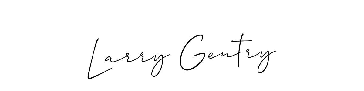 The best way (Allison_Script) to make a short signature is to pick only two or three words in your name. The name Larry Gentry include a total of six letters. For converting this name. Larry Gentry signature style 2 images and pictures png
