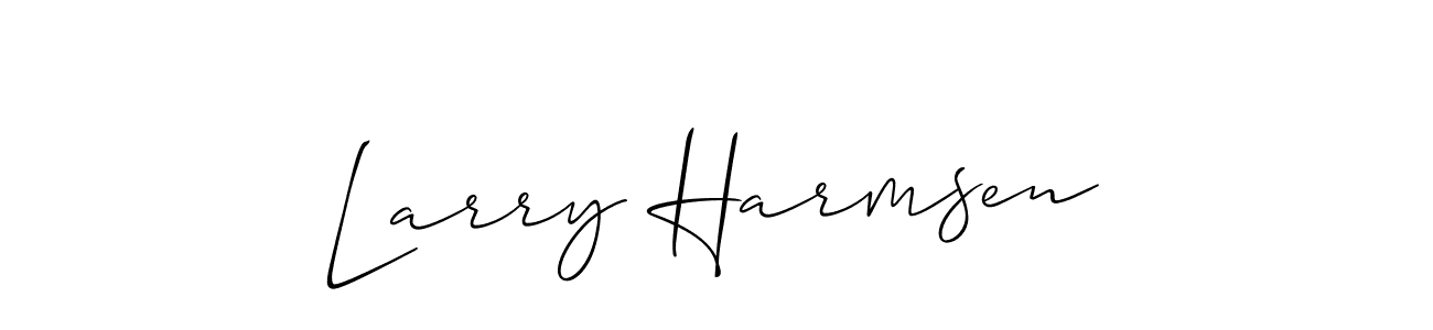 The best way (Allison_Script) to make a short signature is to pick only two or three words in your name. The name Larry Harmsen include a total of six letters. For converting this name. Larry Harmsen signature style 2 images and pictures png