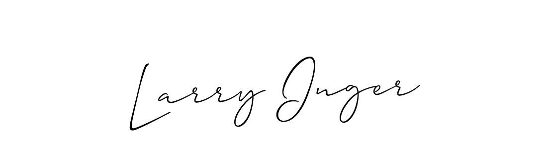 Check out images of Autograph of Larry Inger name. Actor Larry Inger Signature Style. Allison_Script is a professional sign style online. Larry Inger signature style 2 images and pictures png