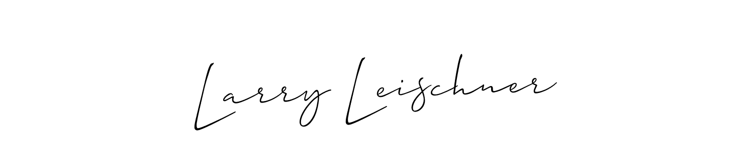 Design your own signature with our free online signature maker. With this signature software, you can create a handwritten (Allison_Script) signature for name Larry Leischner. Larry Leischner signature style 2 images and pictures png