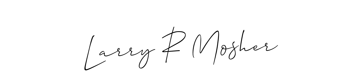 You can use this online signature creator to create a handwritten signature for the name Larry R Mosher. This is the best online autograph maker. Larry R Mosher signature style 2 images and pictures png