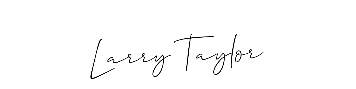 Use a signature maker to create a handwritten signature online. With this signature software, you can design (Allison_Script) your own signature for name Larry Taylor. Larry Taylor signature style 2 images and pictures png