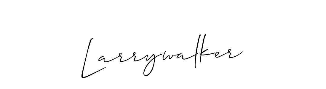 Use a signature maker to create a handwritten signature online. With this signature software, you can design (Allison_Script) your own signature for name Larrywalker. Larrywalker signature style 2 images and pictures png