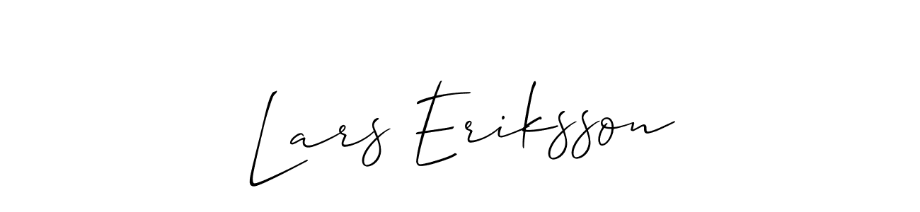 Design your own signature with our free online signature maker. With this signature software, you can create a handwritten (Allison_Script) signature for name Lars Eriksson. Lars Eriksson signature style 2 images and pictures png