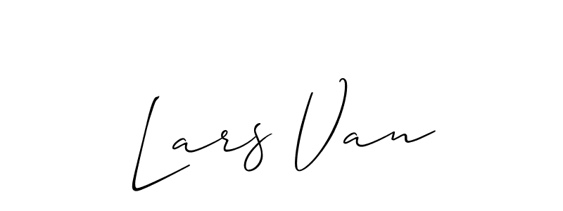 How to make Lars Van name signature. Use Allison_Script style for creating short signs online. This is the latest handwritten sign. Lars Van signature style 2 images and pictures png