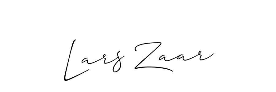 Also You can easily find your signature by using the search form. We will create Lars Zaar name handwritten signature images for you free of cost using Allison_Script sign style. Lars Zaar signature style 2 images and pictures png