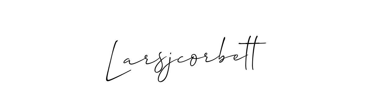 Best and Professional Signature Style for Larsjcorbett. Allison_Script Best Signature Style Collection. Larsjcorbett signature style 2 images and pictures png
