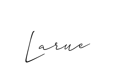 Also You can easily find your signature by using the search form. We will create Larue name handwritten signature images for you free of cost using Allison_Script sign style. Larue signature style 2 images and pictures png