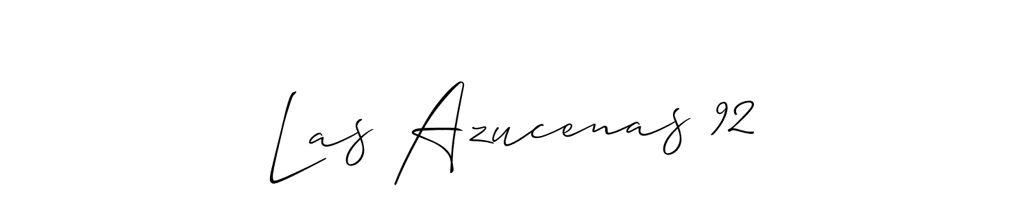 Make a short Las Azucenas 92 signature style. Manage your documents anywhere anytime using Allison_Script. Create and add eSignatures, submit forms, share and send files easily. Las Azucenas 92 signature style 2 images and pictures png