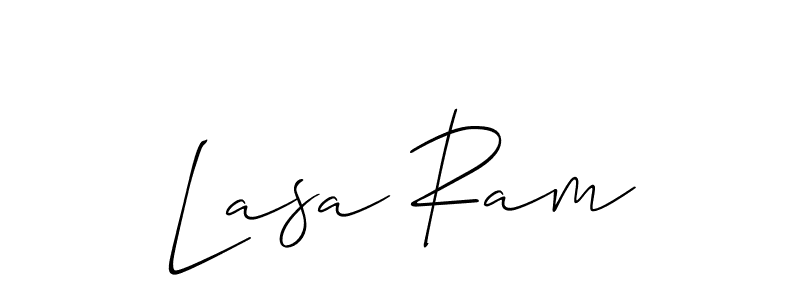 Make a beautiful signature design for name Lasa Ram. Use this online signature maker to create a handwritten signature for free. Lasa Ram signature style 2 images and pictures png